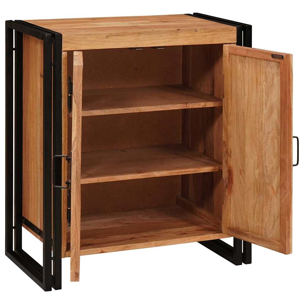 Armadio da Notte Marrone legno massello di acacia | homemem39