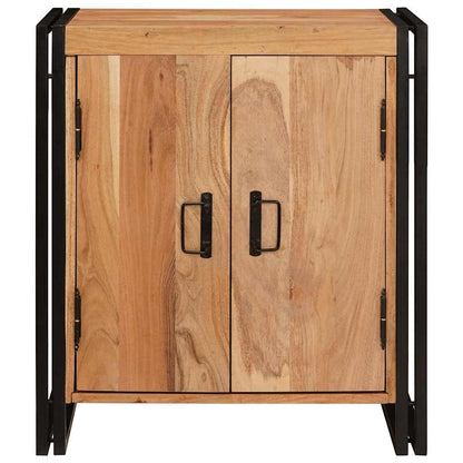 Armadio da Notte Marrone legno massello di acacia | homemem39