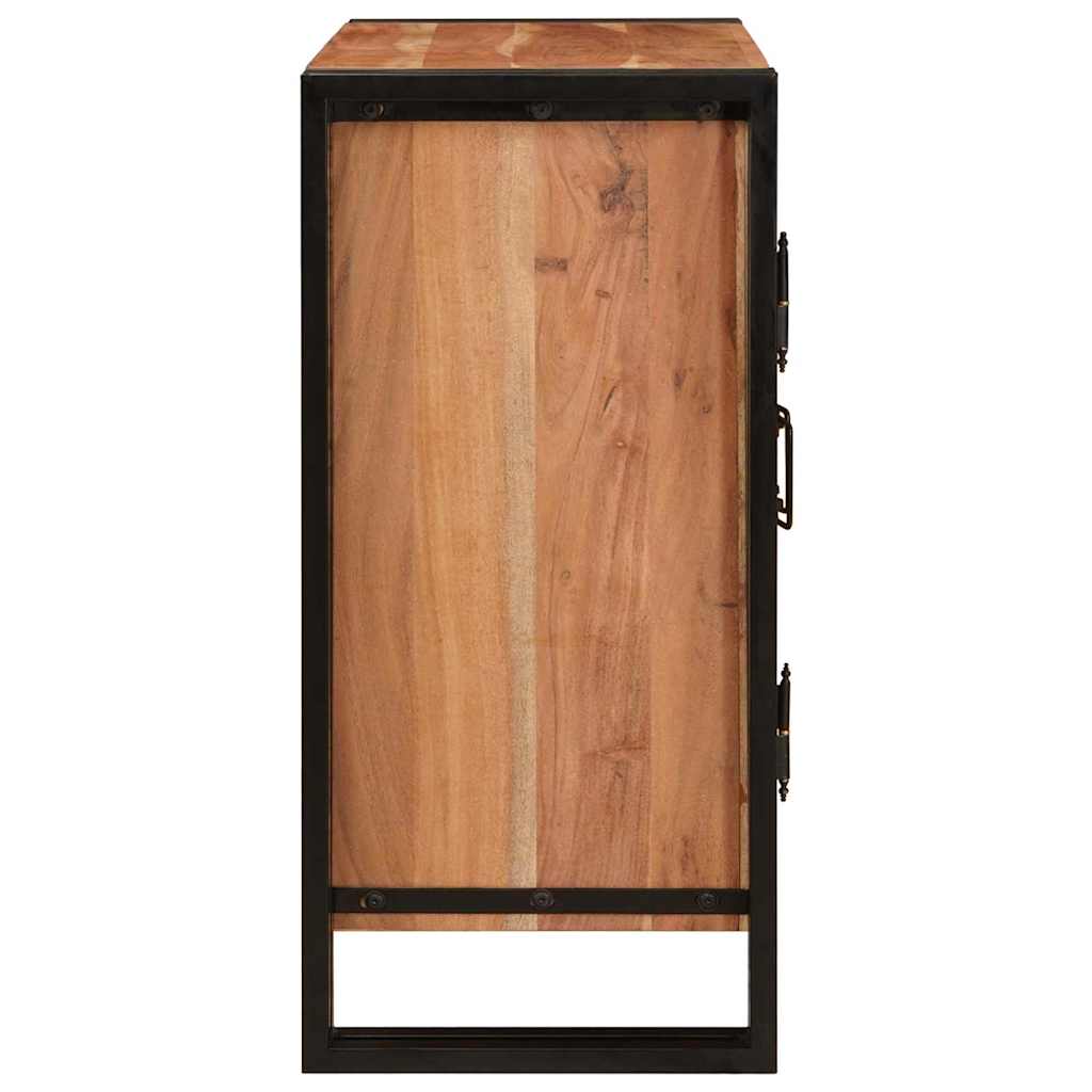 Armadio da Notte Marrone legno massello di acacia | homemem39