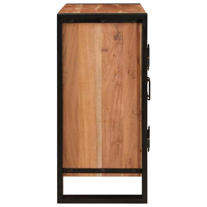 Armadio da Notte Marrone legno massello di acacia | homemem39