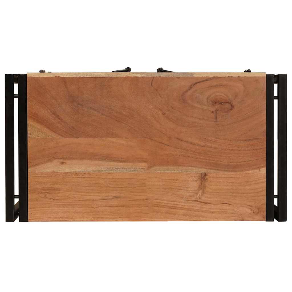 Armadio da Notte Marrone legno massello di acacia | homemem39