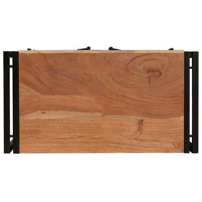 Armadio da Notte Marrone legno massello di acacia | homemem39