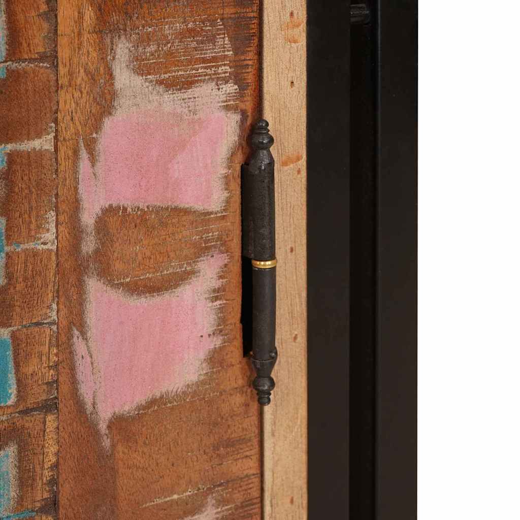 Armadio da Notte Multicolore legno massello di riciclo | homemem39