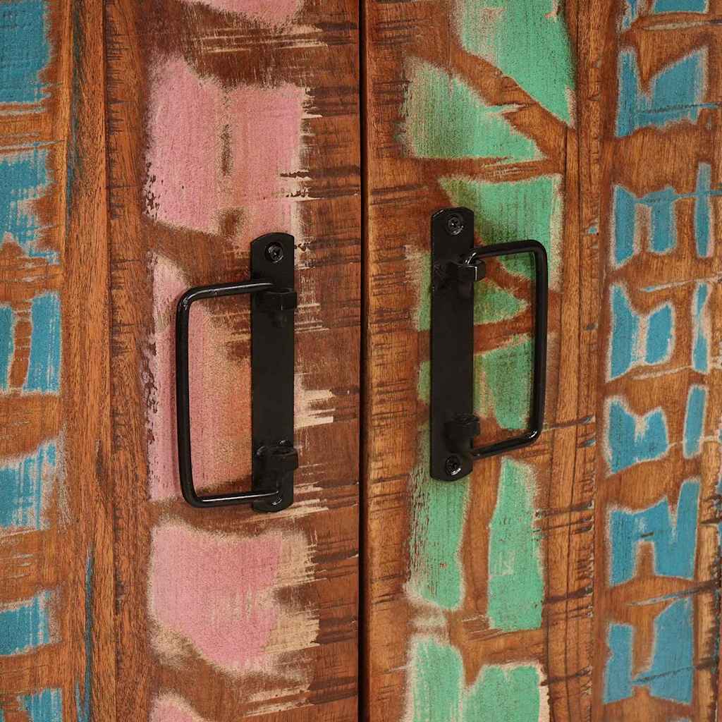 Armadio da Notte Multicolore legno massello di riciclo | homemem39