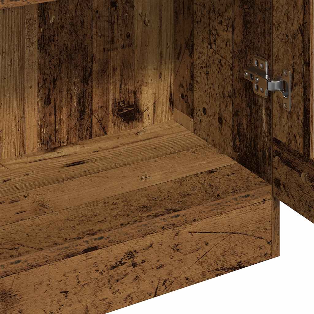 Credenza Legno Antico 82,5x30,5x185 cm in Truciolato | homemem39
