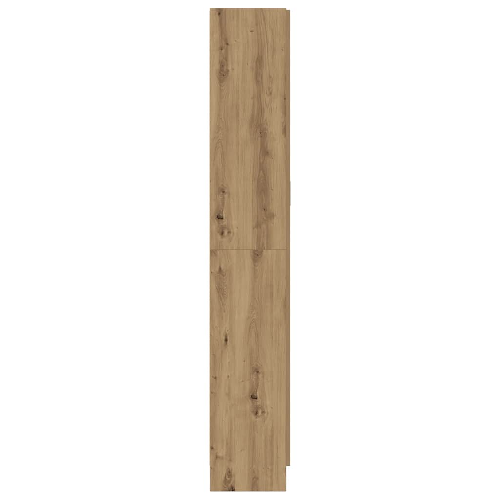 Credenza Alta Rovere Artigianale 82,5x30,5x185 cm in Truciolato | homemem39