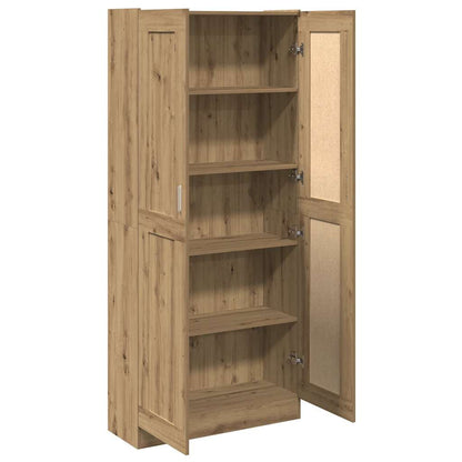 Credenza Alta Rovere Artigianale 82,5x30,5x185 cm in Truciolato | homemem39