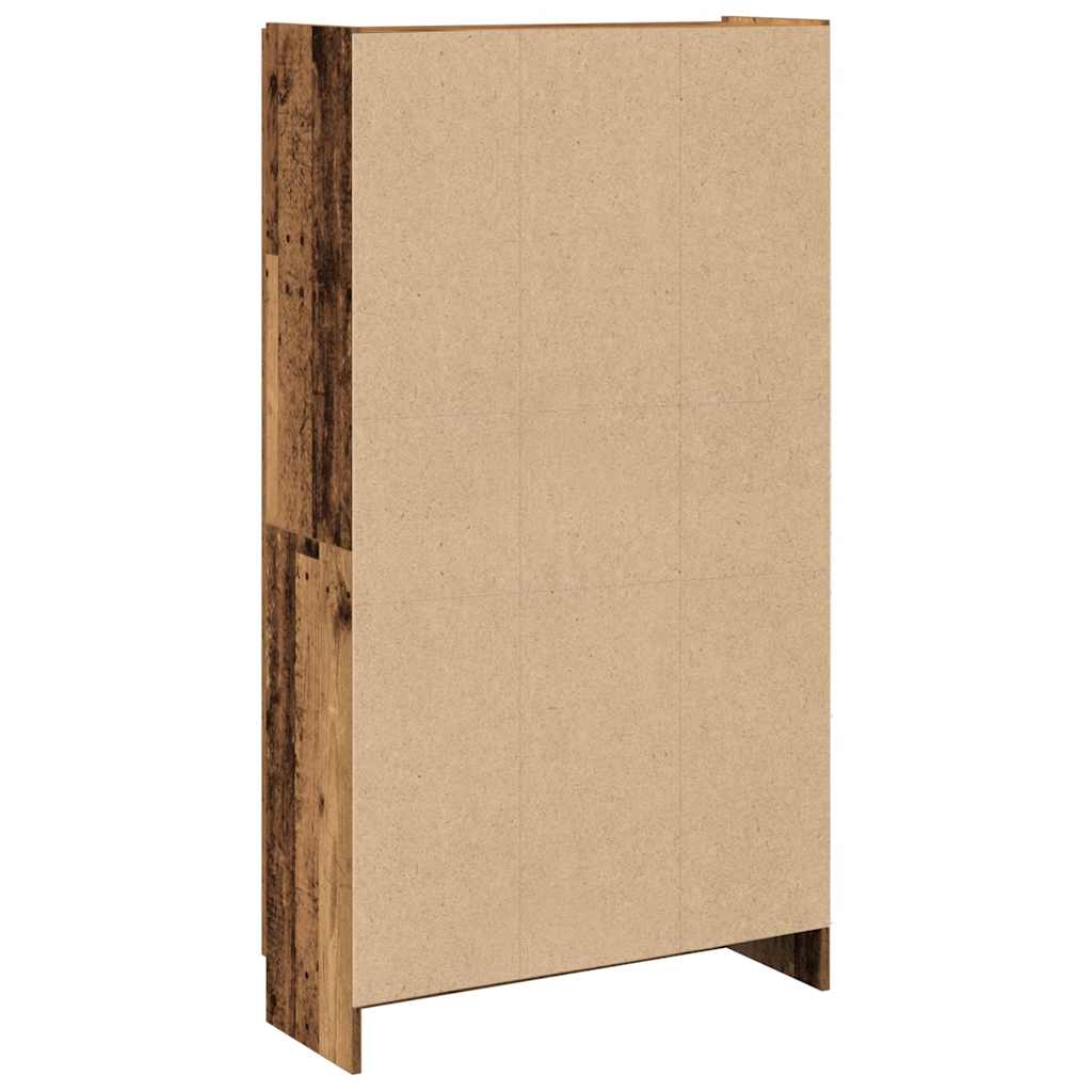Credenza Alta Legno Antico 82,5x30,5x150 cm in Truciolato | homemem39