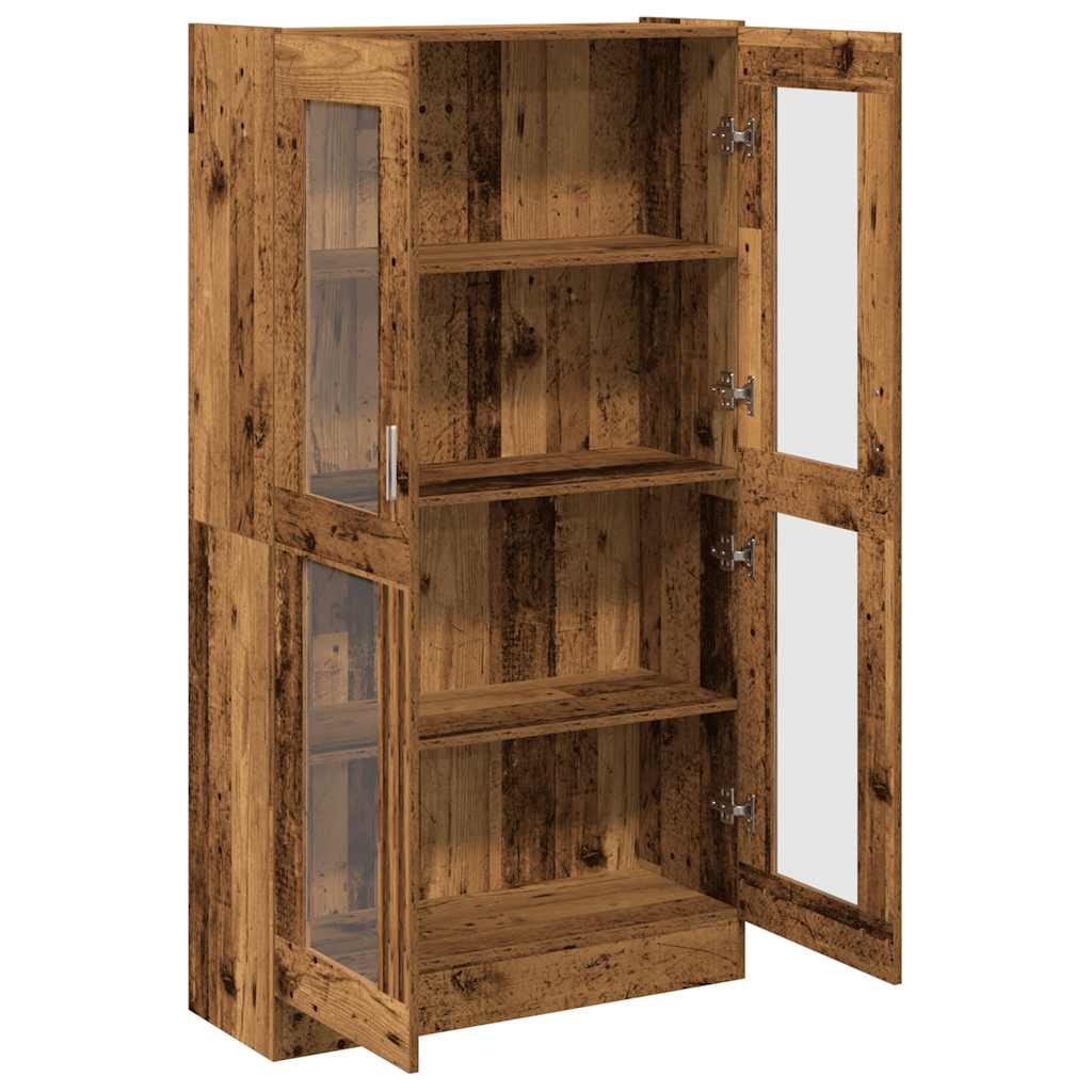Credenza Alta Legno Antico 82,5x30,5x150 cm in Truciolato | homemem39