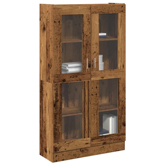 Credenza Alta Legno Antico 82,5x30,5x150 cm in Truciolato | homemem39