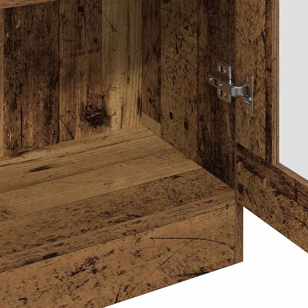 Credenza Legno Antico 82,5x30,5x185 cm in Truciolato | homemem39