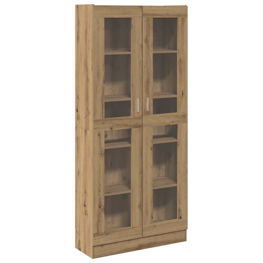Credenza Alta Rovere Artigianale 82,5x30,5x185 cm in Truciolato