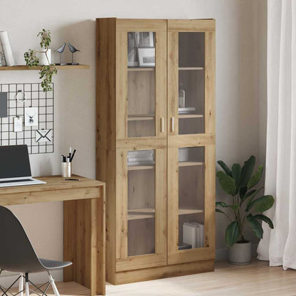 Credenza Alta Rovere Artigianale 82,5x30,5x185 cm in Truciolato