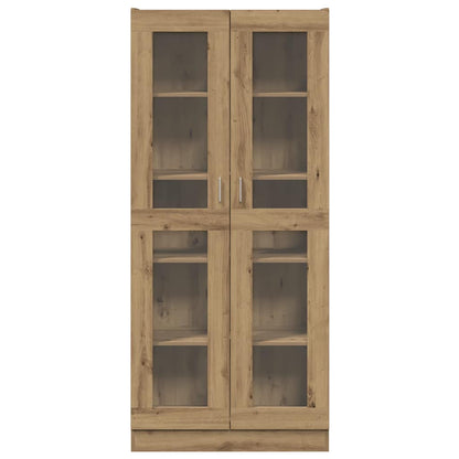 Credenza Alta Rovere Artigianale 82,5x30,5x185 cm in Truciolato | homemem39