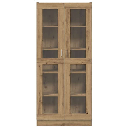 Credenza Alta Rovere Artigianale 82,5x30,5x185 cm in Truciolato