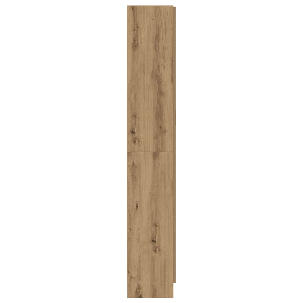 Credenza Alta Rovere Artigianale 82,5x30,5x185 cm in Truciolato