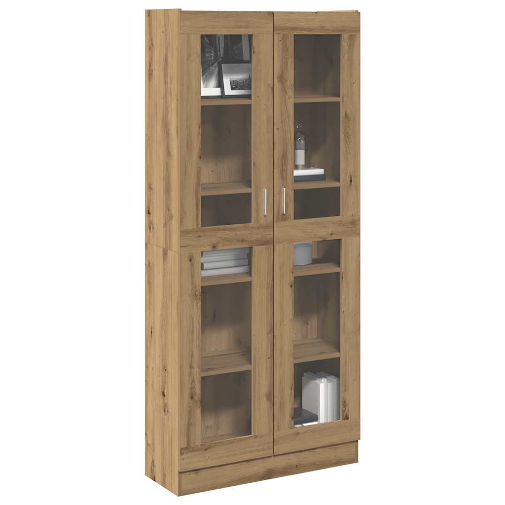 Credenza Alta Rovere Artigianale 82,5x30,5x185 cm in Truciolato | homemem39