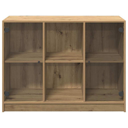 Credenza Rovere Artigianale 102x37x75,5 cm in Legno Multistrato