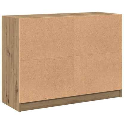 Credenza Rovere Artigianale 102x37x75,5 cm in Legno Multistrato
