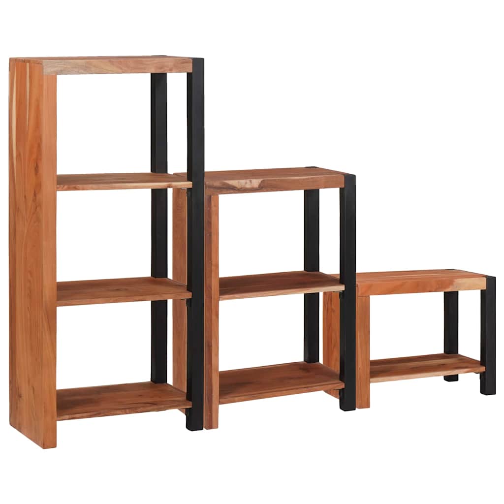 Libreria 3 pcs Marrone 50 x 30 x 110 cm