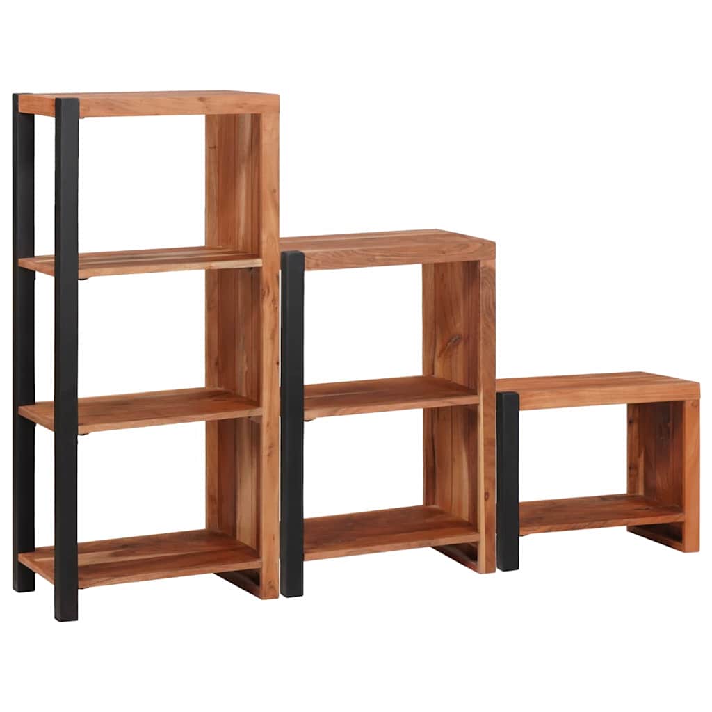 Libreria 3 pcs Marrone 50 x 30 x 110 cm