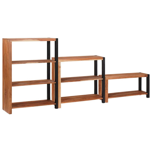 Libreria 3 pcs Marrone 80 x 30 x 110 cm | homemem39