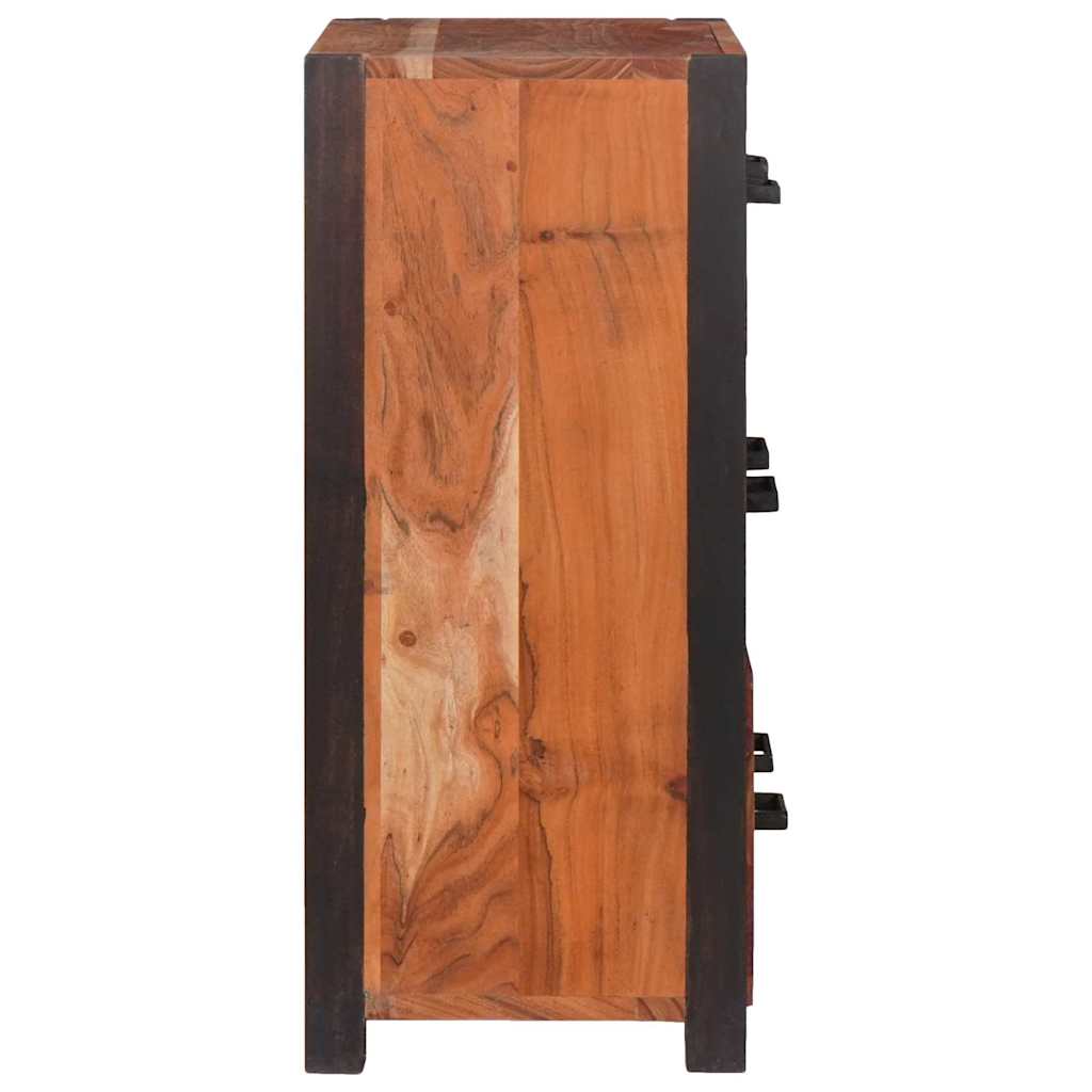 Credenza con cassetto 3 pcs Marrone 110 x 30 x 75 cm - homemem39