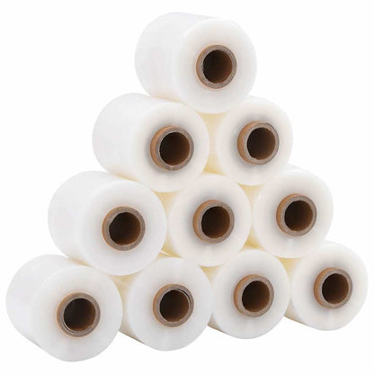 Film Estensibile con Manico 10 pz Trasparente 23 μm 50cm x 150m | homemem39