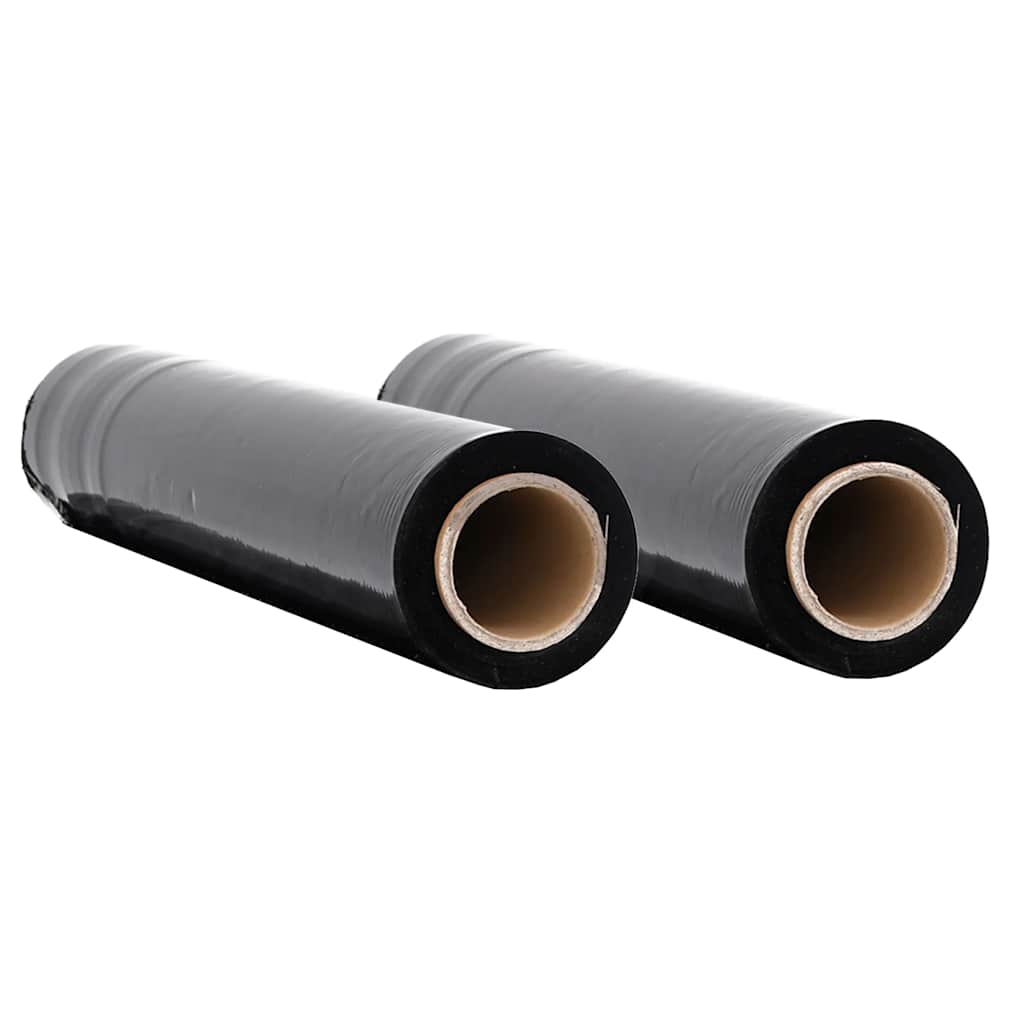 Film Estensibile 2 pz Nero 30 μm 50 cm x 300 m