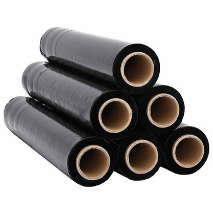 Film Estensibile 6 pz Nero 30 μm 50 cm x 300 m | homemem39