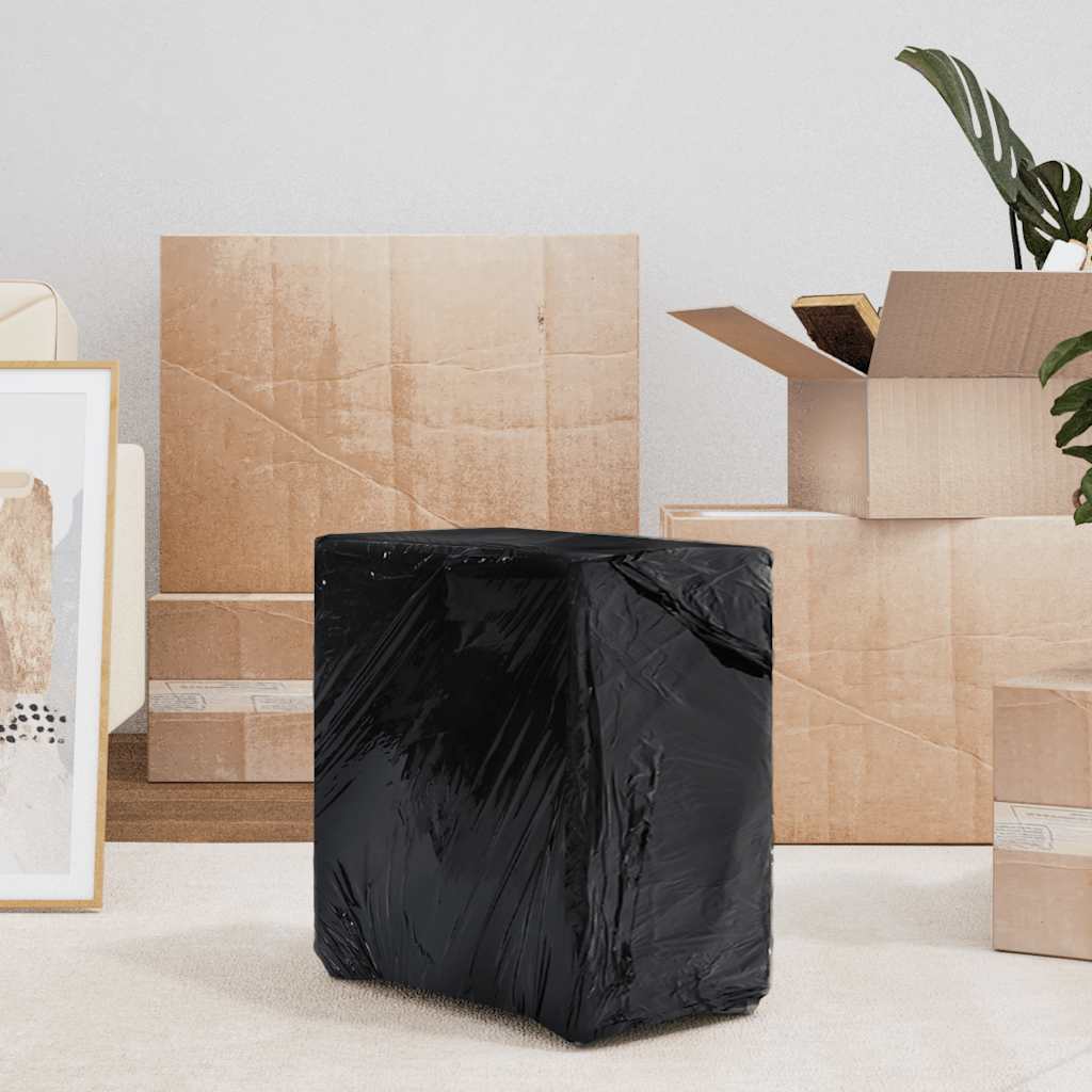 Film Estensibile 6 pz Nero 30 μm 50 cm x 300 m | homemem39