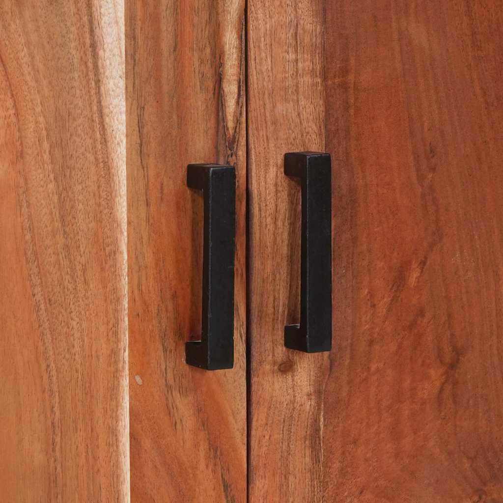 Credenza Marrone 70 x 30 x 75 cm Legno di Acacia Massello