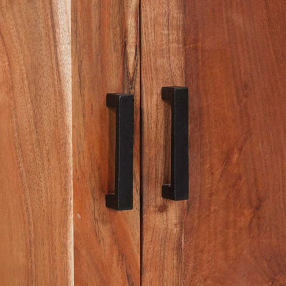 Credenza Marrone 70 x 30 x 75 cm Legno di Acacia Massello