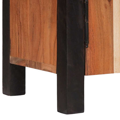 Credenza Marrone 70 x 30 x 75 cm Legno di Acacia Massello