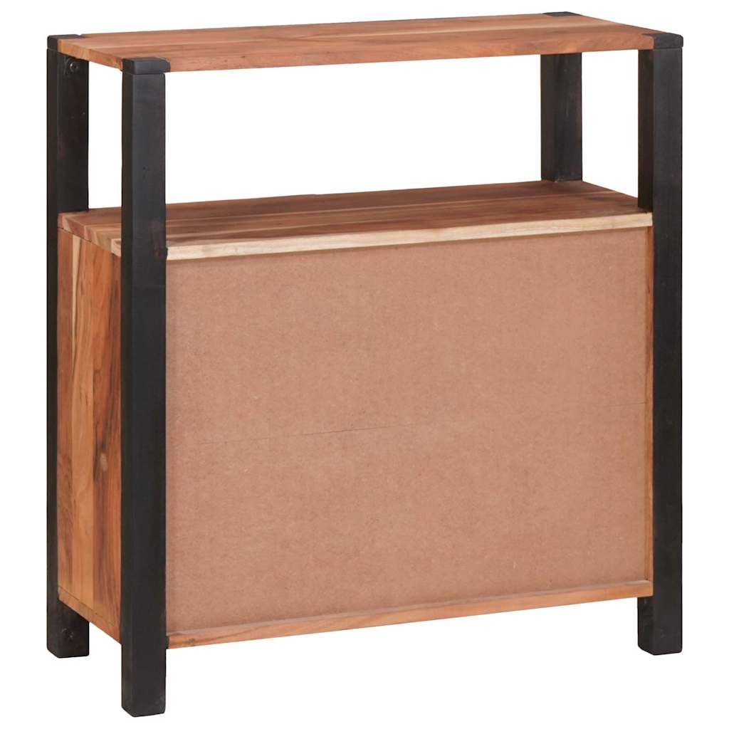 Credenza Marrone 70 x 30 x 75 cm Legno di Acacia Massello