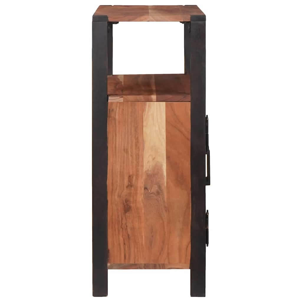 Credenza Marrone 70 x 30 x 75 cm Legno di Acacia Massello