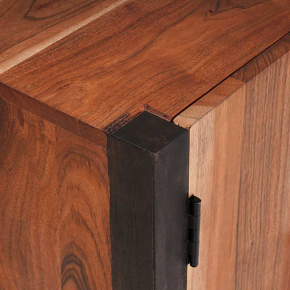 Credenza Marrone 55 x 30 x 75 cm Legno di Acacia Massello