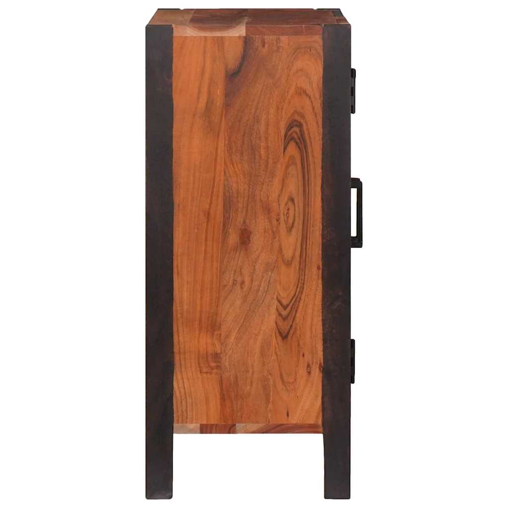 Credenza Marrone 55 x 30 x 75 cm Legno di Acacia Massello