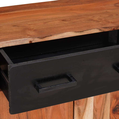 Credenza Marrone 55 x 30 x 75 cm Legno di Acacia Massello