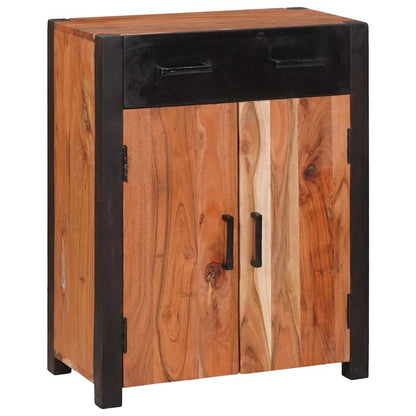 Credenza Marrone 55 x 30 x 75 cm Legno di Acacia Massello