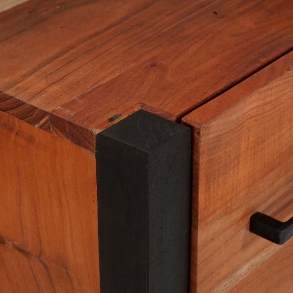 Credenza Marrone 55 x 30 x 75 cm Legno di Acacia Massello