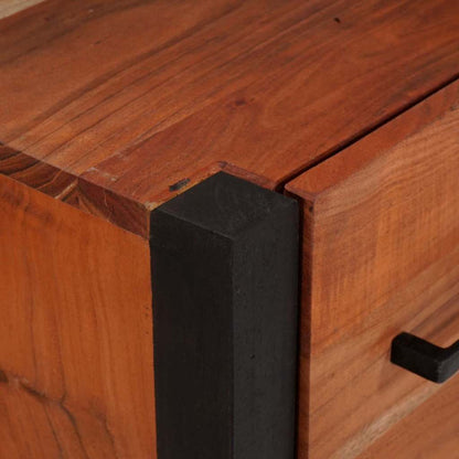 Credenza Marrone 55 x 30 x 75 cm Legno di Acacia Massello