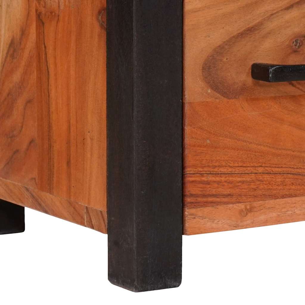 Credenza Marrone 55 x 30 x 75 cm Legno di Acacia Massello