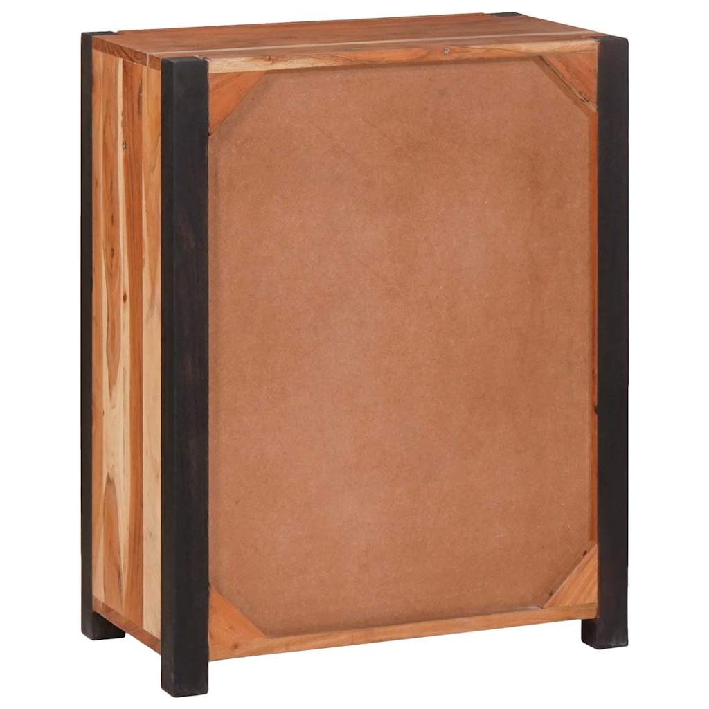 Credenza Marrone 55 x 30 x 75 cm Legno di Acacia Massello