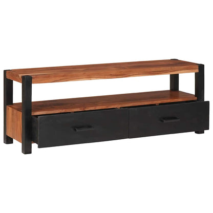 Mobile per media con cassetto Marrone 110 x 30 x 40 cm