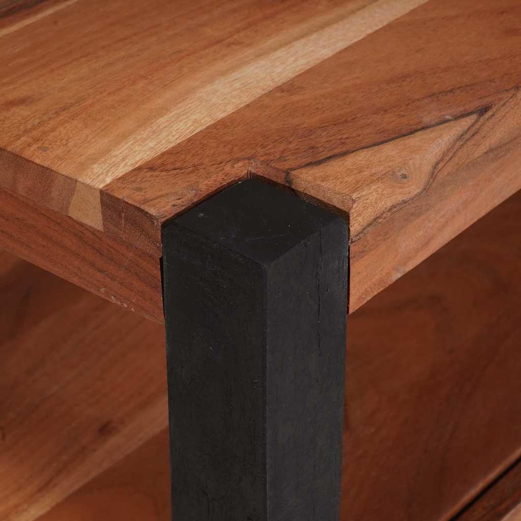 Mobile TV Marrone 110 x 30 x 40 cm legno massello di acacia | homemem39