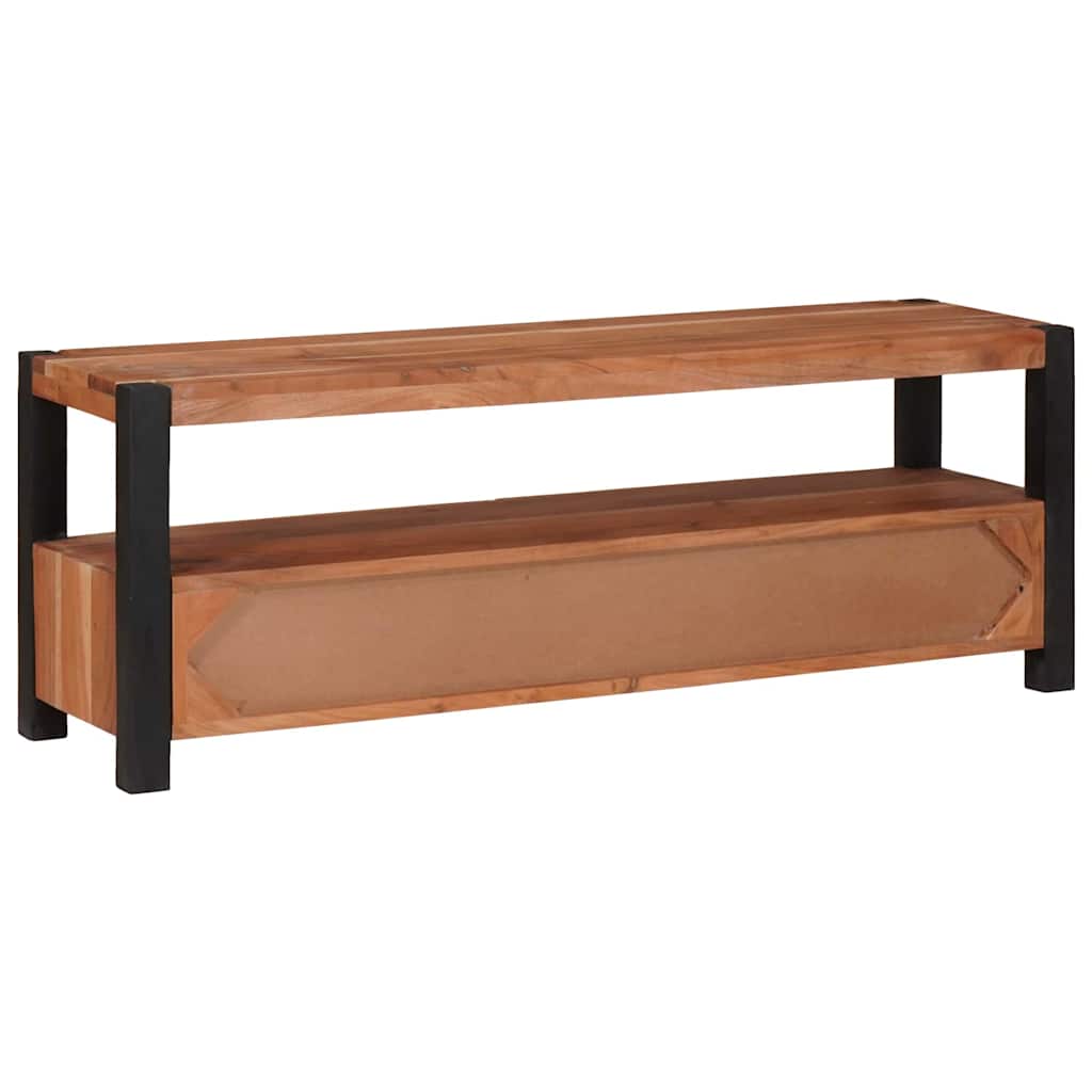 Mobile TV Marrone 110 x 30 x 40 cm legno massello di acacia | homemem39