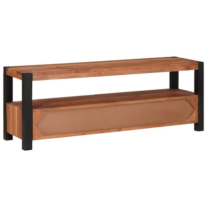 Mobile TV Marrone 110 x 30 x 40 cm legno massello di acacia | homemem39