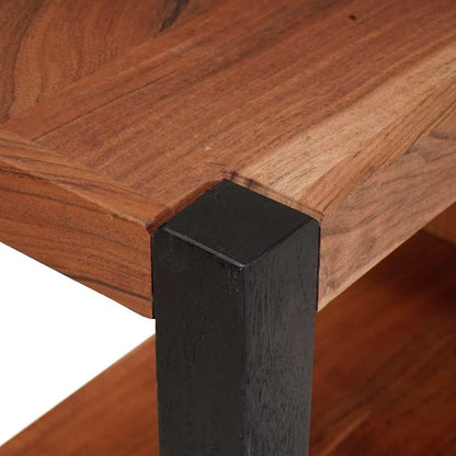 Libreria Marrone 50 x 30 x 75 cm Legno di Acacia Massello