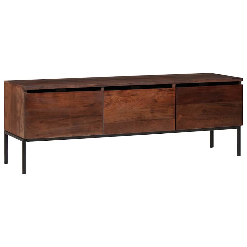 Mobile TV con cassetto marrone ambrato 110 x 30 x 36 cm